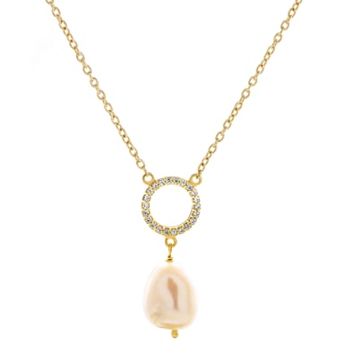Orphelia 'Spa' Women's 925 Sterling Silver Pendant with Chain - Gold ZK-7575/G