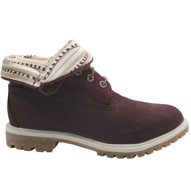 Timberland Authentic Roll Top de cuero para mujer Boots Boots 8767r B47d