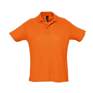 SOLS Mens Summer II Polo Shirt (Orange)