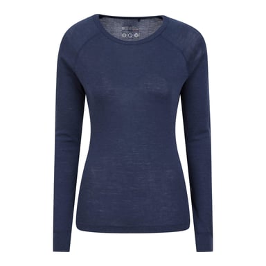 Mountain Warehouse Womens/Ladies Merino II Thermal Top (Navy)