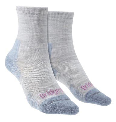 Bridgedale - Calcetines Merino Senderismo Mujer - Gris / Azul Ahumado