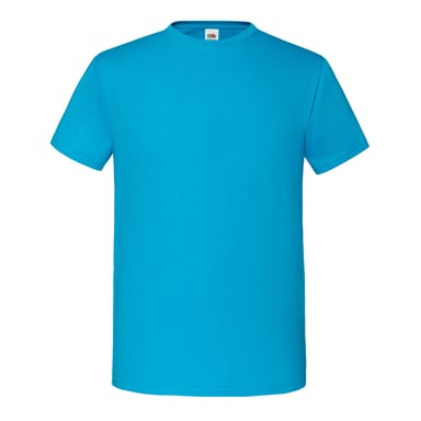 Fruit of the Loom Mens Iconic Premium Ringspun Cotton T-Shirt (Azure Blue)