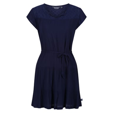 Regatta Womens/Ladies Reanna Tiered Casual Dress (Navy)