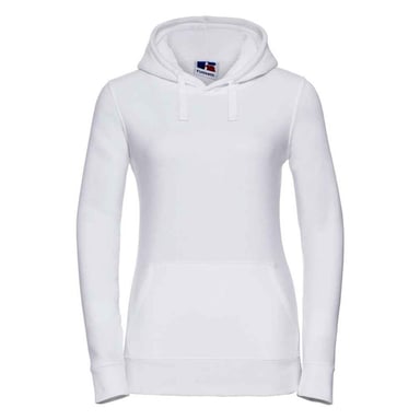 Russell Womens/Ladies Authentic Hoodie (White)