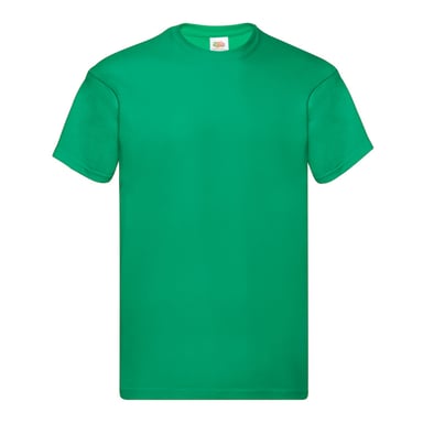 Fruit of the Loom Mens Original T-Shirt (Kelly Green)