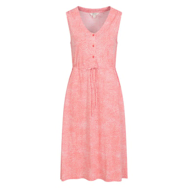 Mountain Warehouse Womens/Ladies Bahamas Floral Sleeveless Dress (Coral)