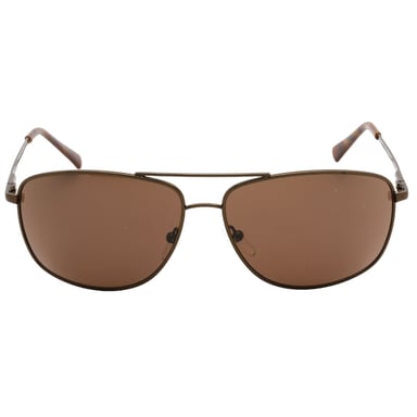 Gafas de sol marrones con lentes marrones de Calvin Klein