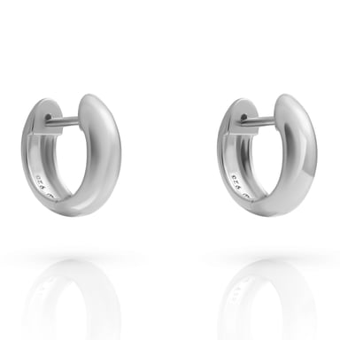 Orphelia 'Dory' Women's 925 Sterling Silver Hoop Earrings - Silver ZO-7556