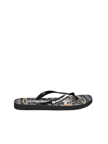 Philipp Plein Chanclas de hombre de color negro