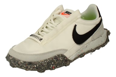 Nike Waffle Racer Crater Womens White Trainers