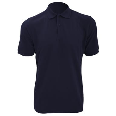 Russell Mens Ripple Collar & Cuff Short Sleeve Polo Shirt (French Navy)
