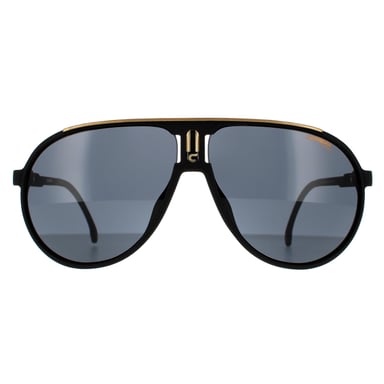 Carrera Aviator Unisex Negro Mate Gris Oscuro