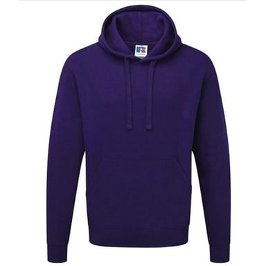 Russell Colour Mens Hooded Sweatshirt / Hoodie (Purple)