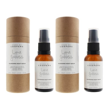 Made By Coopers Luna Goddess Nourishing Night Serum 30ml All Skin Types x 2
