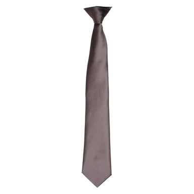 Premier Unisex Adult Satin Tie (Dark Grey)