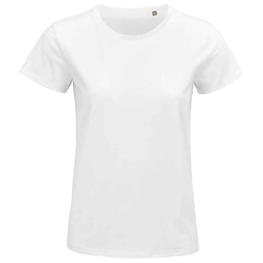 SOLS Womens/Ladies Pioneer Organic T-Shirt (White)