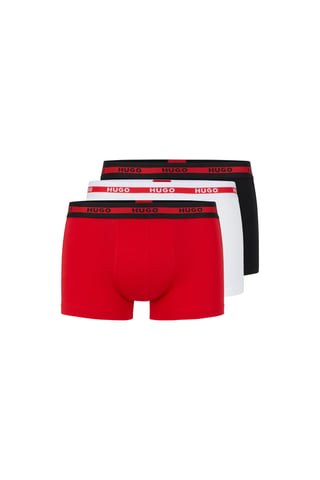 HUGO 3 Pack Men's Cotton Planet Trunk