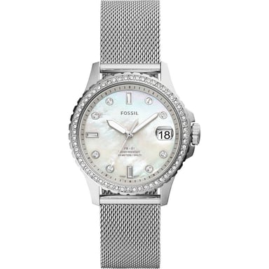 Fossil Fb-01 Women's Silver Watch ES4998
