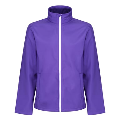 Regatta Standout Mens Ablaze Printable Softshell Jacket (Vibrant Purple)