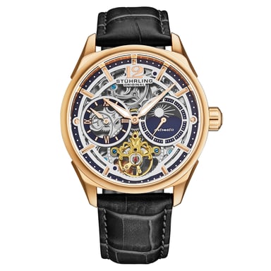 Vanguard 1019 Dual Time Automatic Skeleton