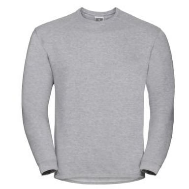 Russell Mens Crew Neck Set In Sweatshirt Top (Light Oxford)