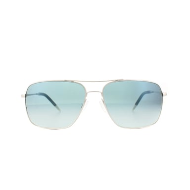 Gafas de sol Oliver Peoples Aviator Mens Silver Chrome Sapphire VFX Fotochrome