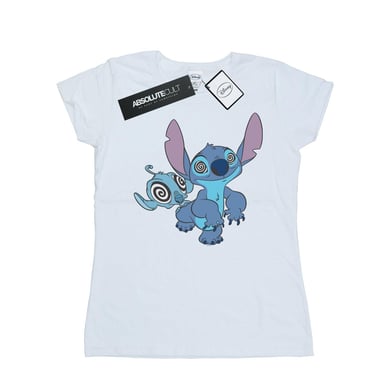 Disney Womens/Ladies Lilo And Stitch Hypnotized Cotton T-Shirt (White)
