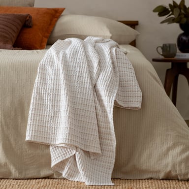 Yard Waffle Textured Bedspread