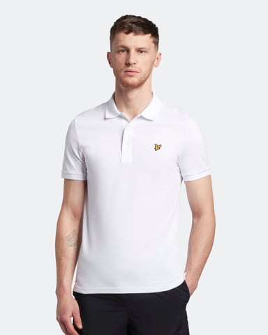 Lyle & Scott Plain Polo Shirt in White