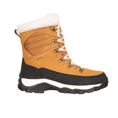 Mountain Warehouse Womens/Ladies Innsbruck Leather Waterproof Snow Boots (Brown)