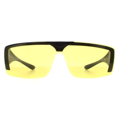 INVU Rectángulo Unisex Negro Mate Alto Amarillo E2700