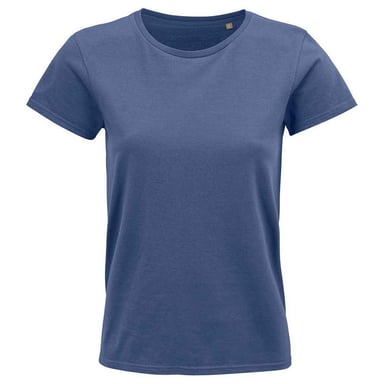 SOLS Womens/Ladies Crusader Organic T-Shirt (Denim)