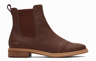 Toms Charlie Leather Womens Boots
