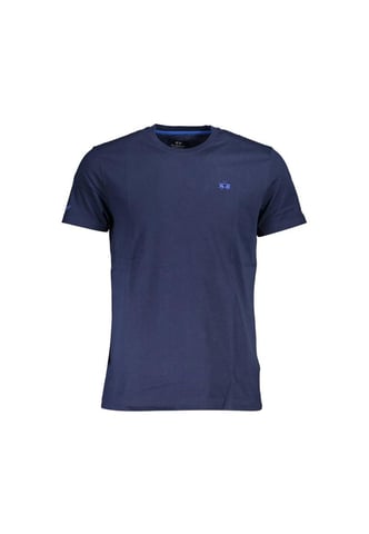 Camiseta De Algodon Con Logotipo Bordado