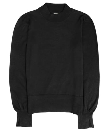 High Neck Puff Sleeve Jumper