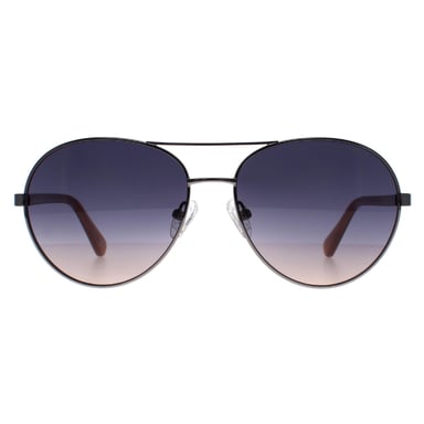 Gafas de sol Guess GU5213 10W degradado azul niquelado claro brillante