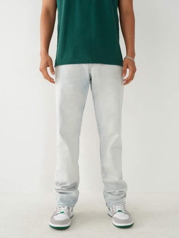 Ricky Single Needle Straight Jean 34In in Fresco Light Wash