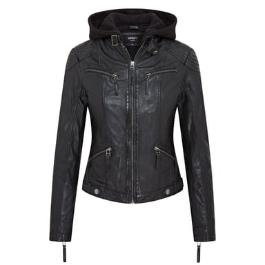 Chaqueta de motociclista clásica con capucha para mujer - Brazzaville