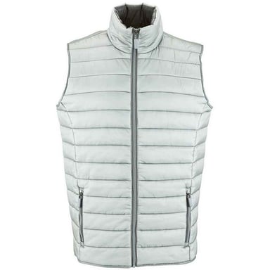SOLS Mens Wave Lightweight Body Warmer (Metal Grey)