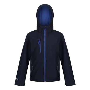 Regatta Childrens/Kids Ablaze 3 Layer Soft Shell Jacket (Navy/New Royal)