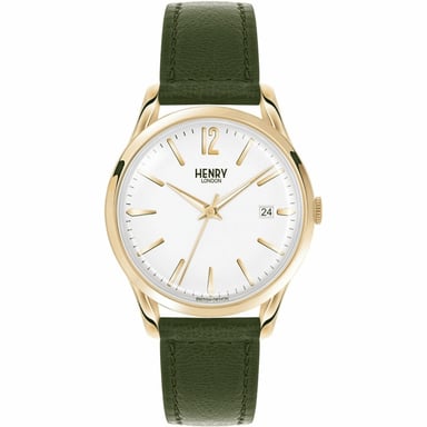 Henry London Reloj Unisex Cuarzo dorado