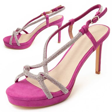 Montevita Sandalia De Tacón Sandale2 En Fucsia