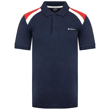 Polo azul marino con logotipo de Ben Sherman para hombre