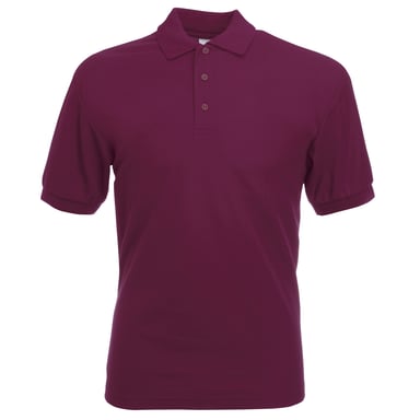 Fruit Of The Loom Mens 65/35 Pique Short Sleeve Polo Shirt