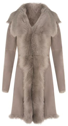 Gabardina de piel de oveja Toscana para mujer - Tbilisi