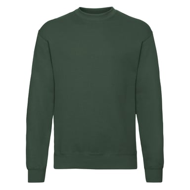 Fruit of the Loom Unisex Adult Classic Drop Shoulder Sweatshirt (Bottle Green)