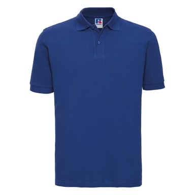 Russell Mens 100% Cotton Short Sleeve Polo Shirt (Bright Royal)