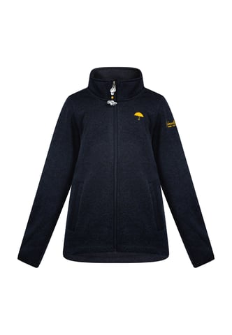 Schmuddelwedda Knitted fleece jacket marine melange