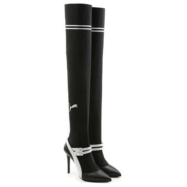 Puma x Fenty Bandited High Mary Jane Heels zapatos negros para mujer