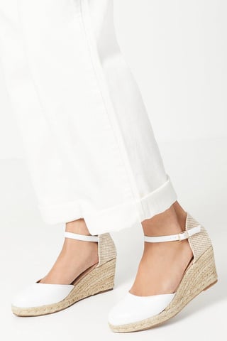 Rocki Closed Toe Espadrille Wedges